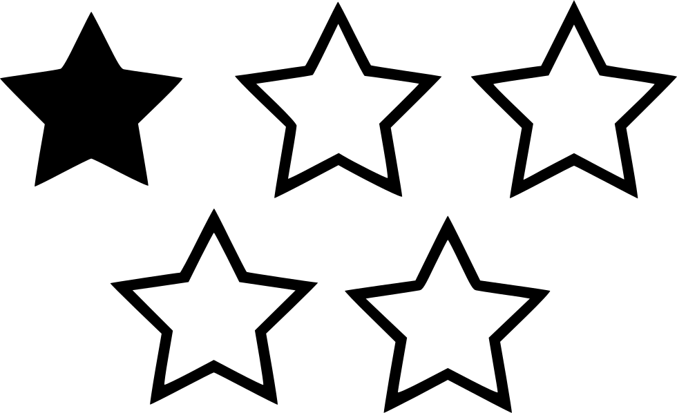 980x598 One Star Rating Png Icon Free Download