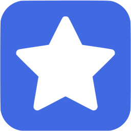 256x256 Royal Blue Rating Icon