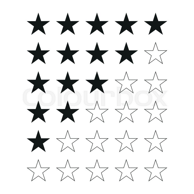 800x800 Star Rating Icon Simple Vector Stock Vector Colourbox