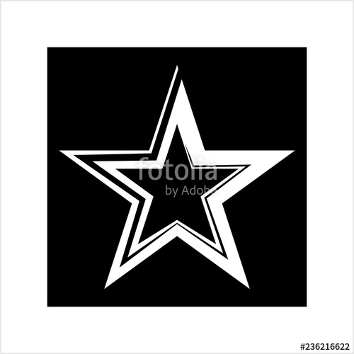 500x500 Star Shape Icon Design Stock Image And Royalty Free Vector