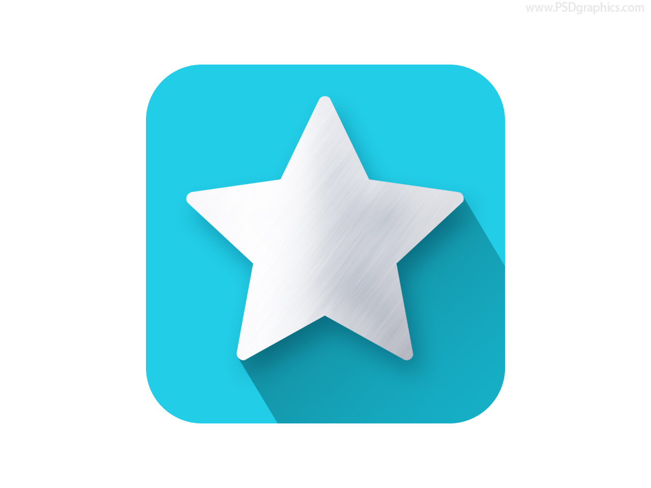 1280x960 Star Shape Flat Icon