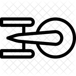 256x256 Star Trek Ship Icon Of Line Style