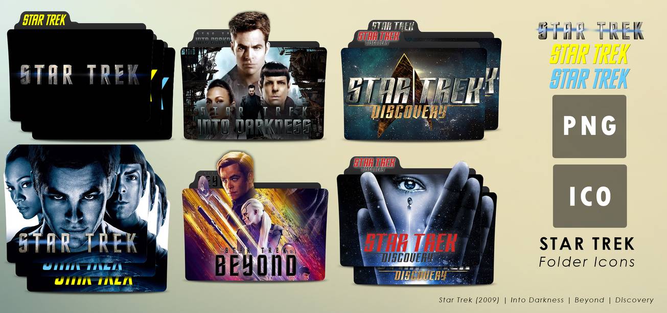 1305x612 Star Trek Folder Icon Pack