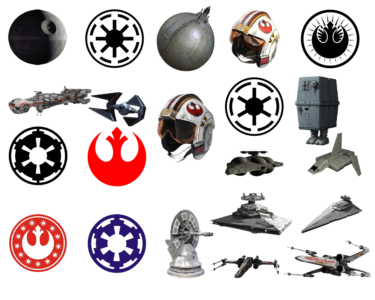1280x1024 Star Wars Icon Pack Cutouts