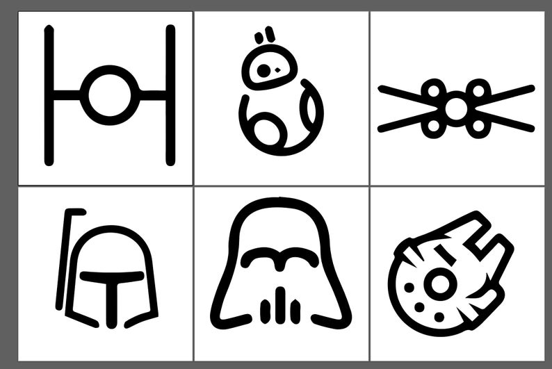 794x531 Star Wars Icons Etsy