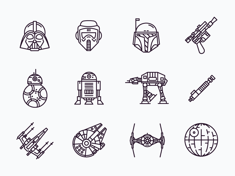 800x600 Star Wars Icons
