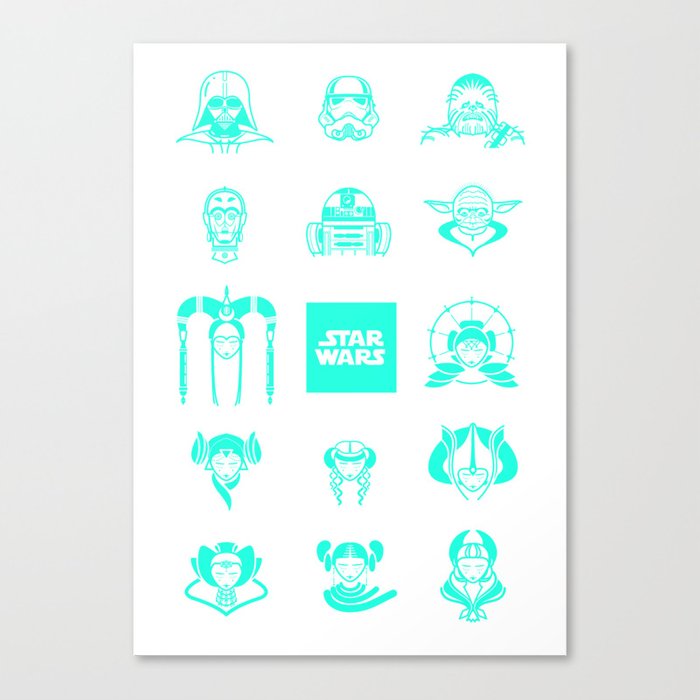 700x700 Starwars Icon Canvas Print