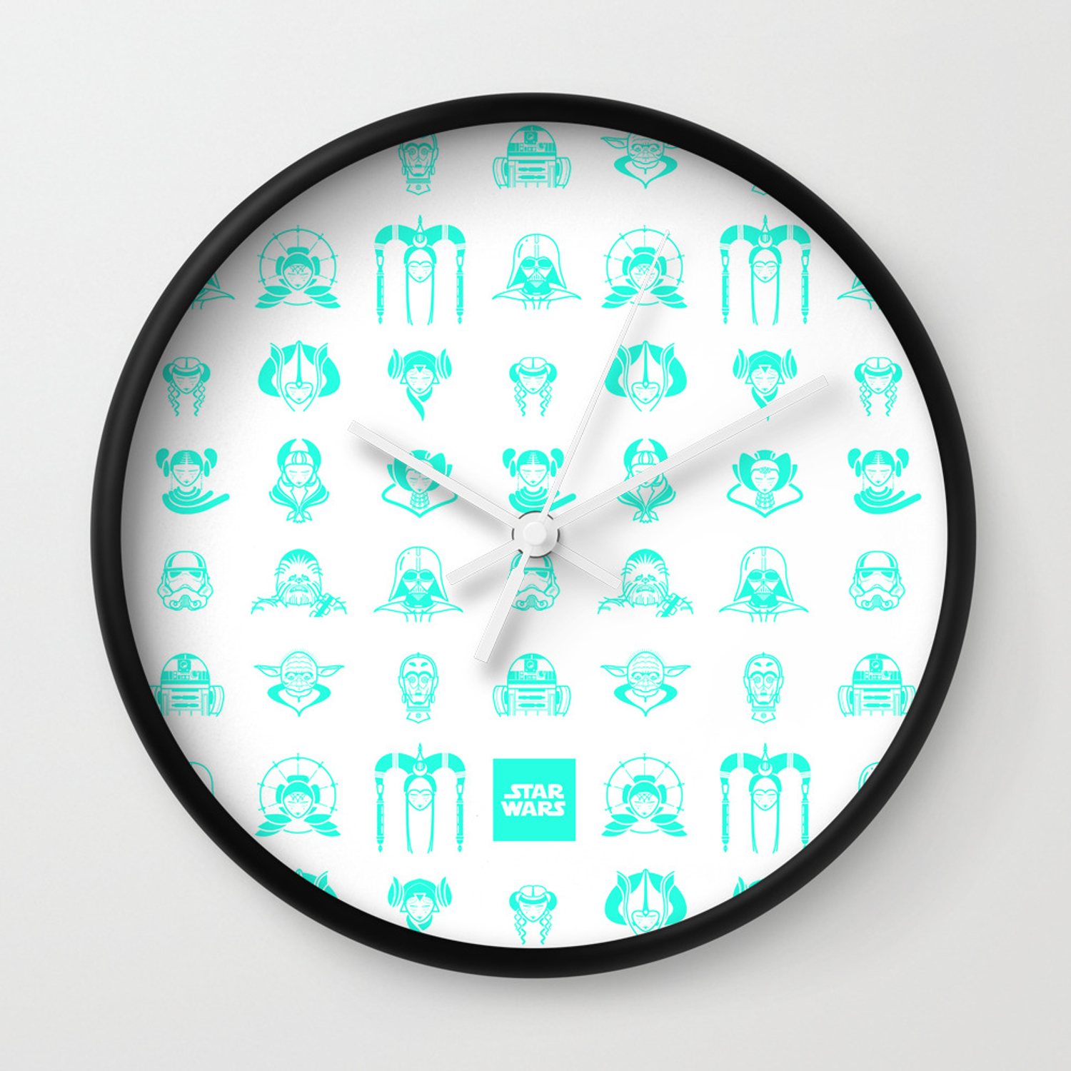 1500x1500 Starwars Icon Wall Clock