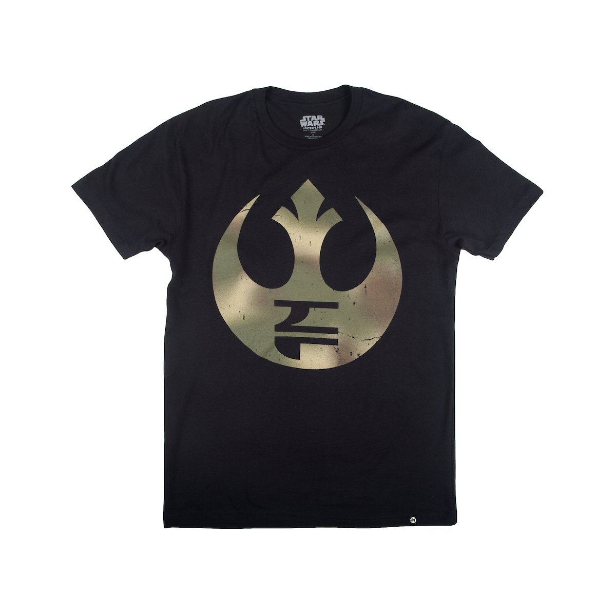 1200x1200 Star Wars Endor Rebel Icon Black Tee Heroes Villains