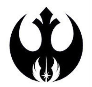 300x281 Rebel Alliance Jedi Order Vinyl Decal Sticker Star Wars Symbol