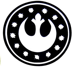 300x280 Star Wars New Republic Symbol Vinyl Decal Sticker Buy Get Free