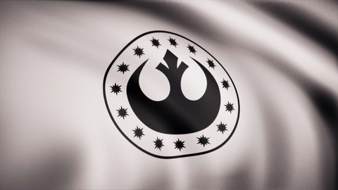 480x270 Star Wars New Republic Symbol On Flag The Star Wars Theme