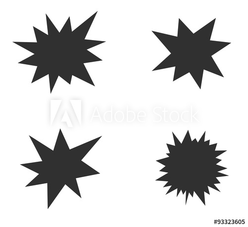 Starburst Splash Star Icon 500x459 Starburst Splash Star Icon