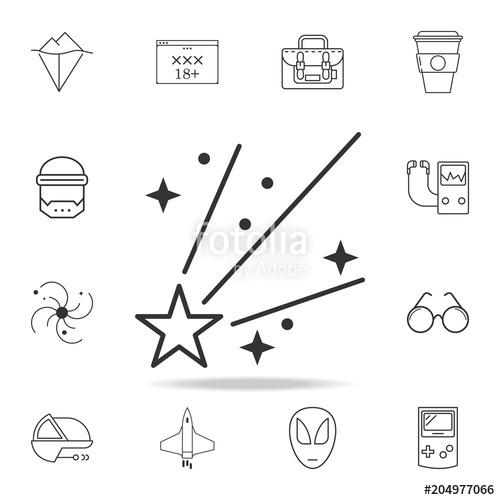 500x500 Starfall Icon Detailed Set Of Web Icons And Signs Premium