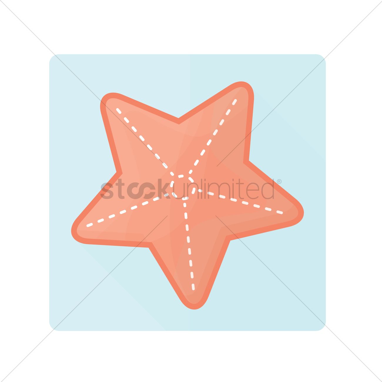 1300x1300 Free Starfish Icon Vector Image