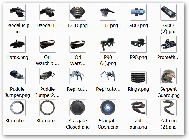 650x480 Desktop Fun Stargate Sg Customization Set