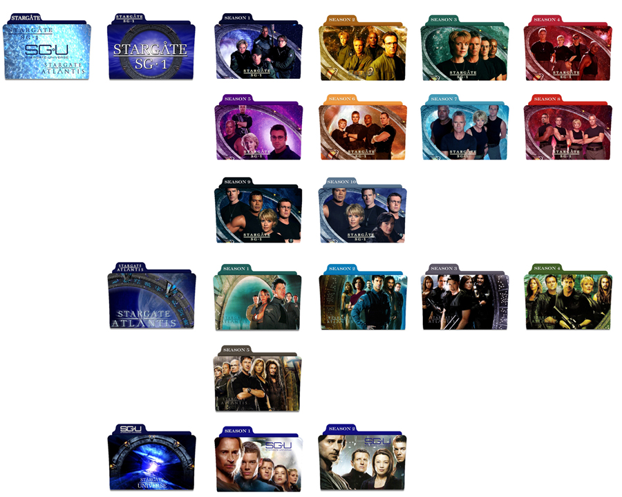 900x719 Stargate Sg Atlantis, Universe Folder Icons