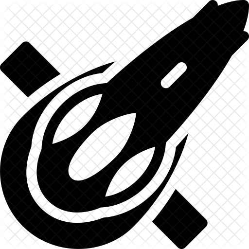 512x512 Starship Icon Of Glyph Style