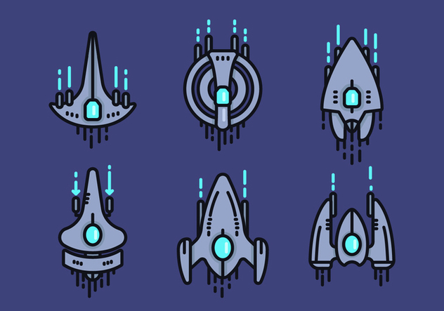 632x443 Du Vecteur Gratuit Starship Linear Vector Icon