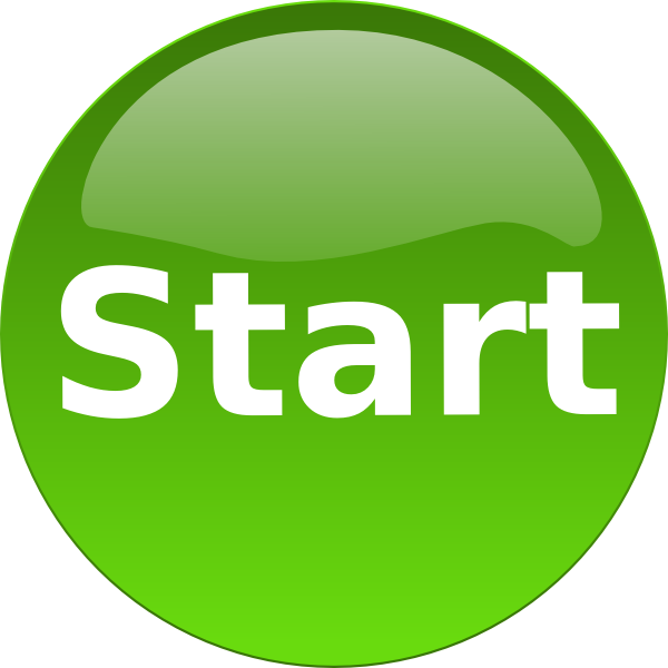 600x600 Green Start Button Png