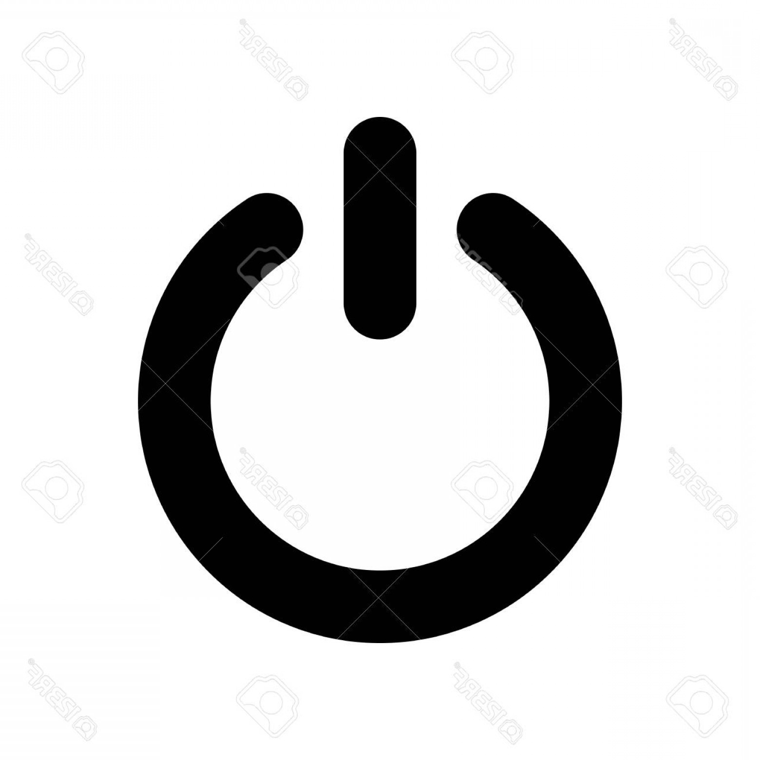 1560x1560 Photostock Vector Power Icon On And Off Switch Or Start Button
