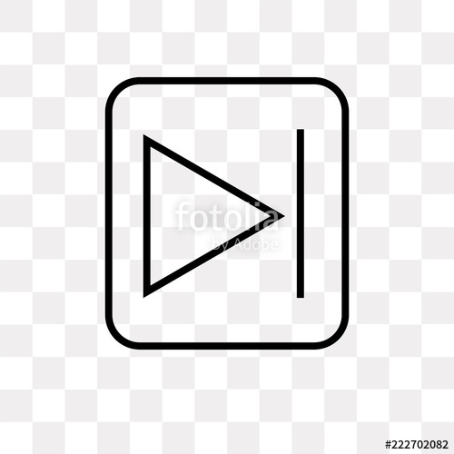 500x500 Start Button Icon On Transparent Background Modern Icons Vector