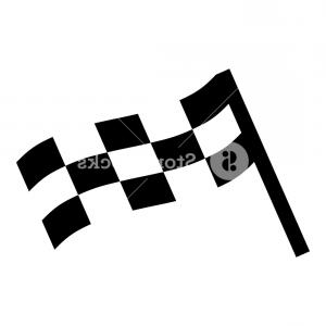 300x300 Crossed Racing Flags Start Or Finish Icon Black Icon On White