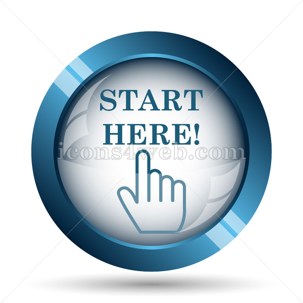 600x600 Start Here Image Icon