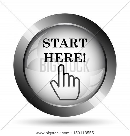 450x470 Begin Right Here Icon