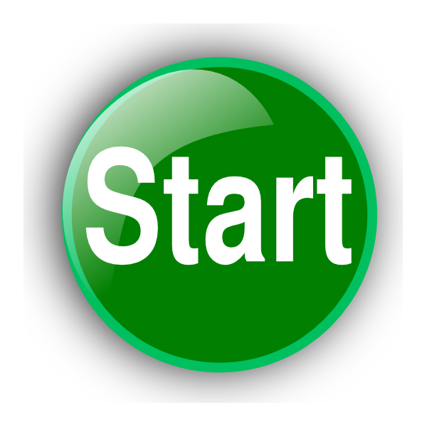 600x600 Green Start Button Clip Art