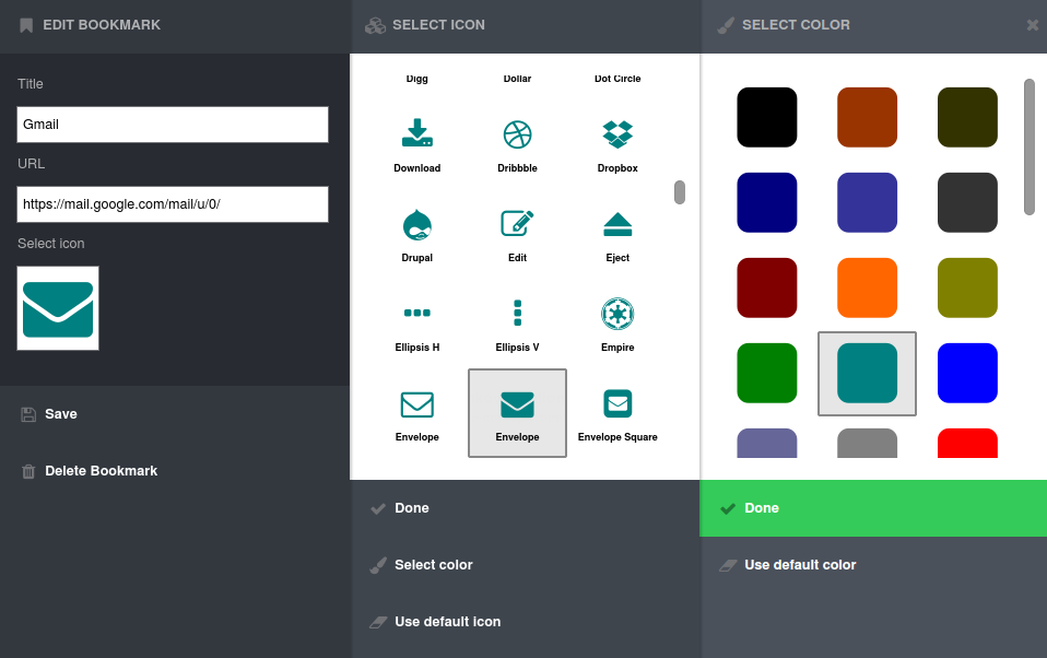 958x602 Custom Bookmark Icons