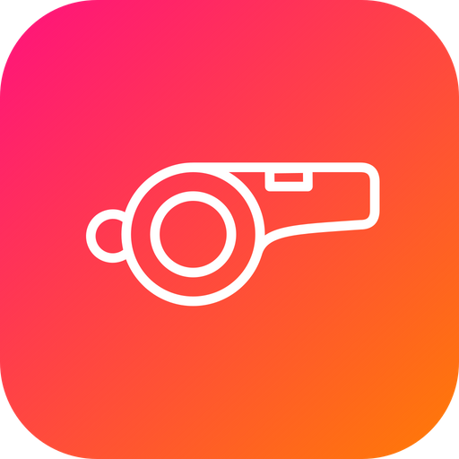 512x512 Game, Sport, Whistle, Referee, Fitness, Start, Stop