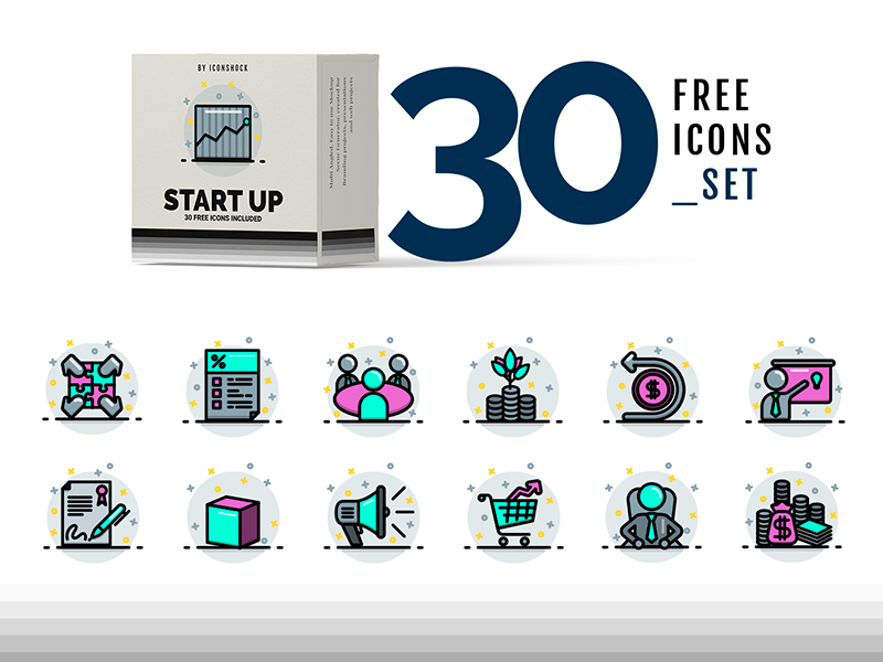 800x600 Free Business Startup Icons