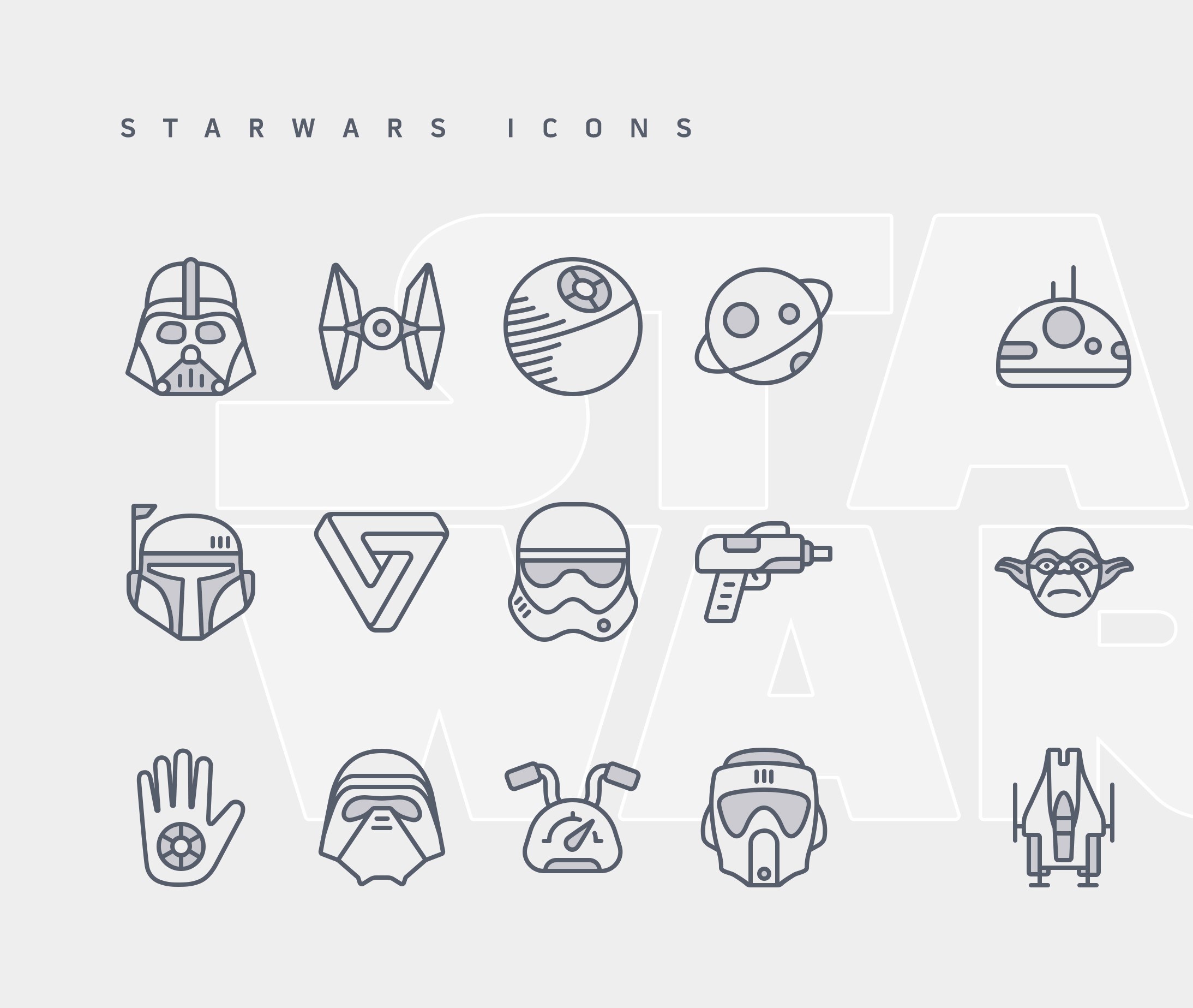 2187x1847 Starwars Free Icon Set