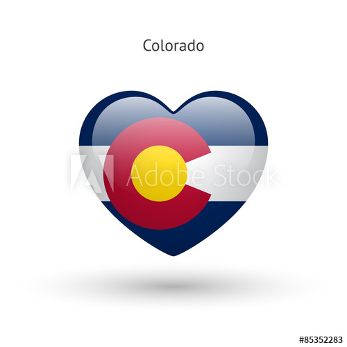 500x500 Love Colorado State Symbol Heart Flag Icon
