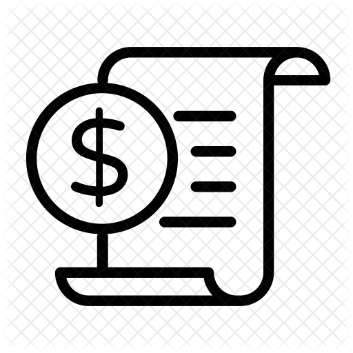 Bank Statement Icon Of Line Style 512x512 Bank Statement Icon Of Line Style