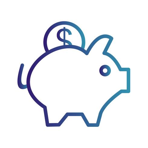 490x490 Vector Piggy Bank Icon