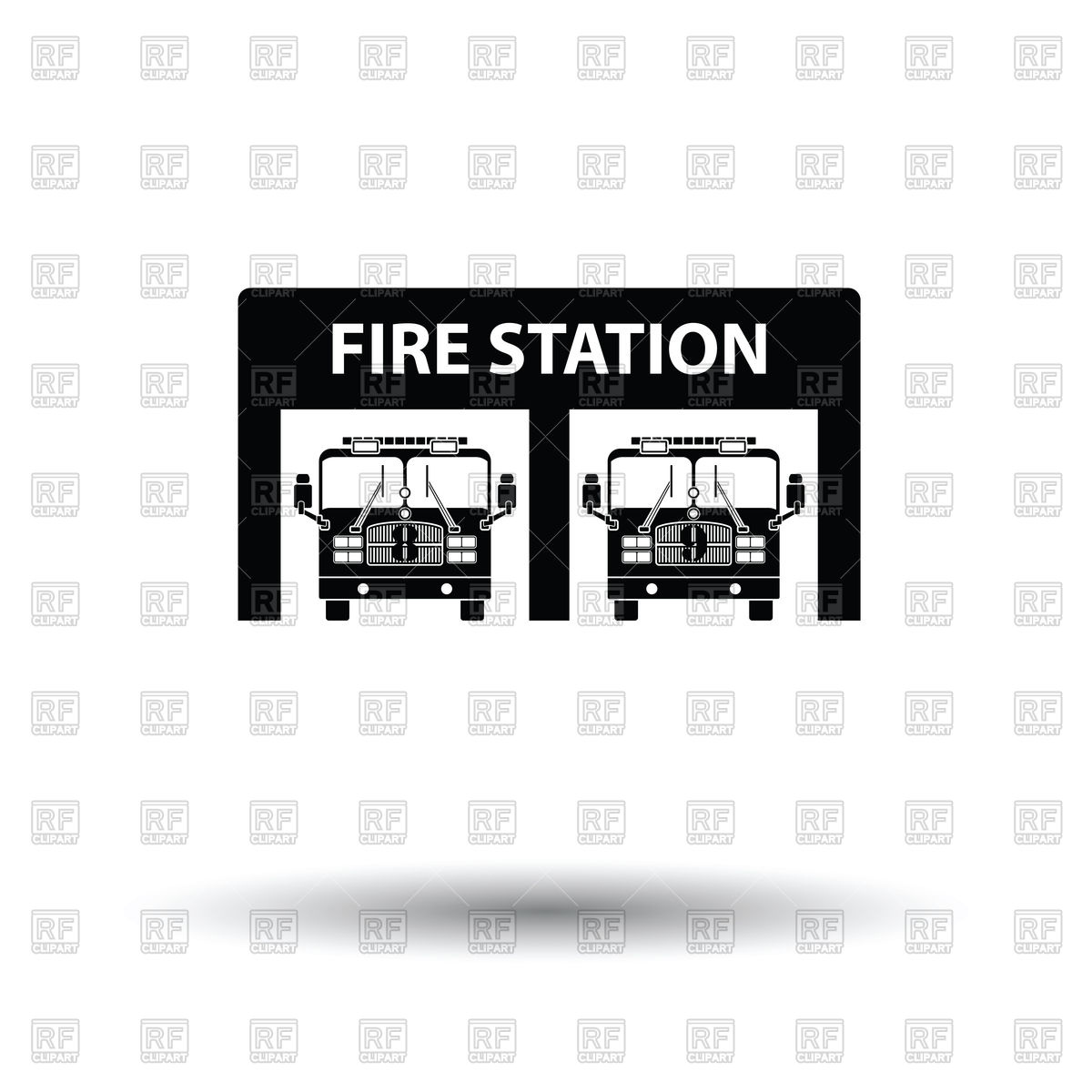 1200x1200 Fire Station Icon Vector Image Of Signs, Symbols, Maps Angelp