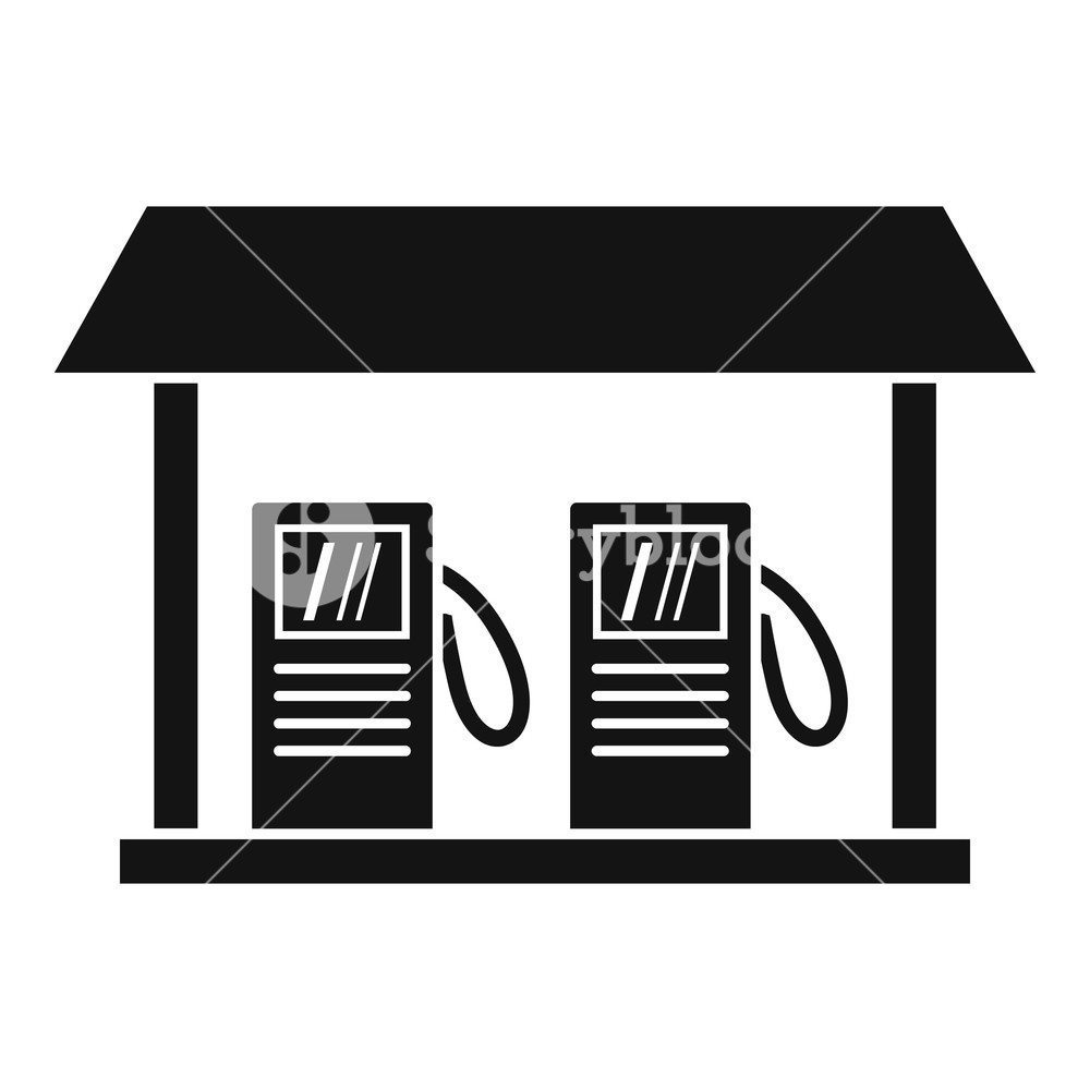 1000x1000 Gas Station Icon Simple Illustration Of Gas Station Vector Icon