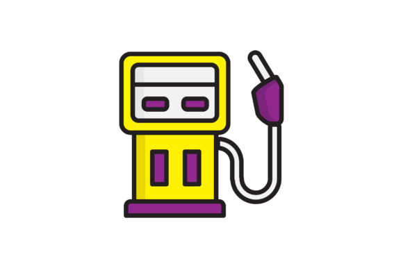 580x386 Gass Station Icon Graphic