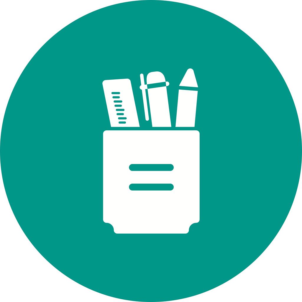 1024x1024 Stationery Flat Round Icon