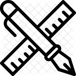 256x256 Stationery Icon Of Line Style