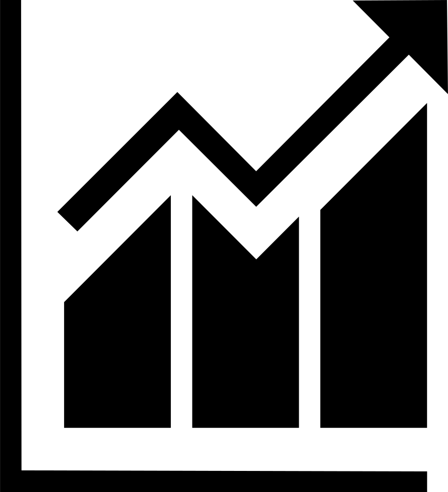 894x980 Stats Statistics Grow Increase Up Png Icon Free Download