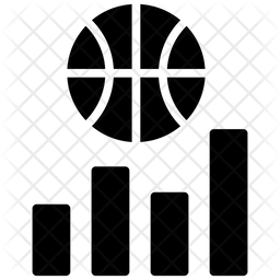 256x256 Sports Stats Icon Of Glyph Style
