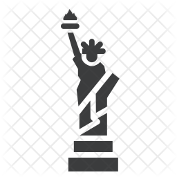 256x256 Statue Icon Of Glyph Style