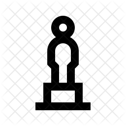 256x256 Statue Icon Of Line Style