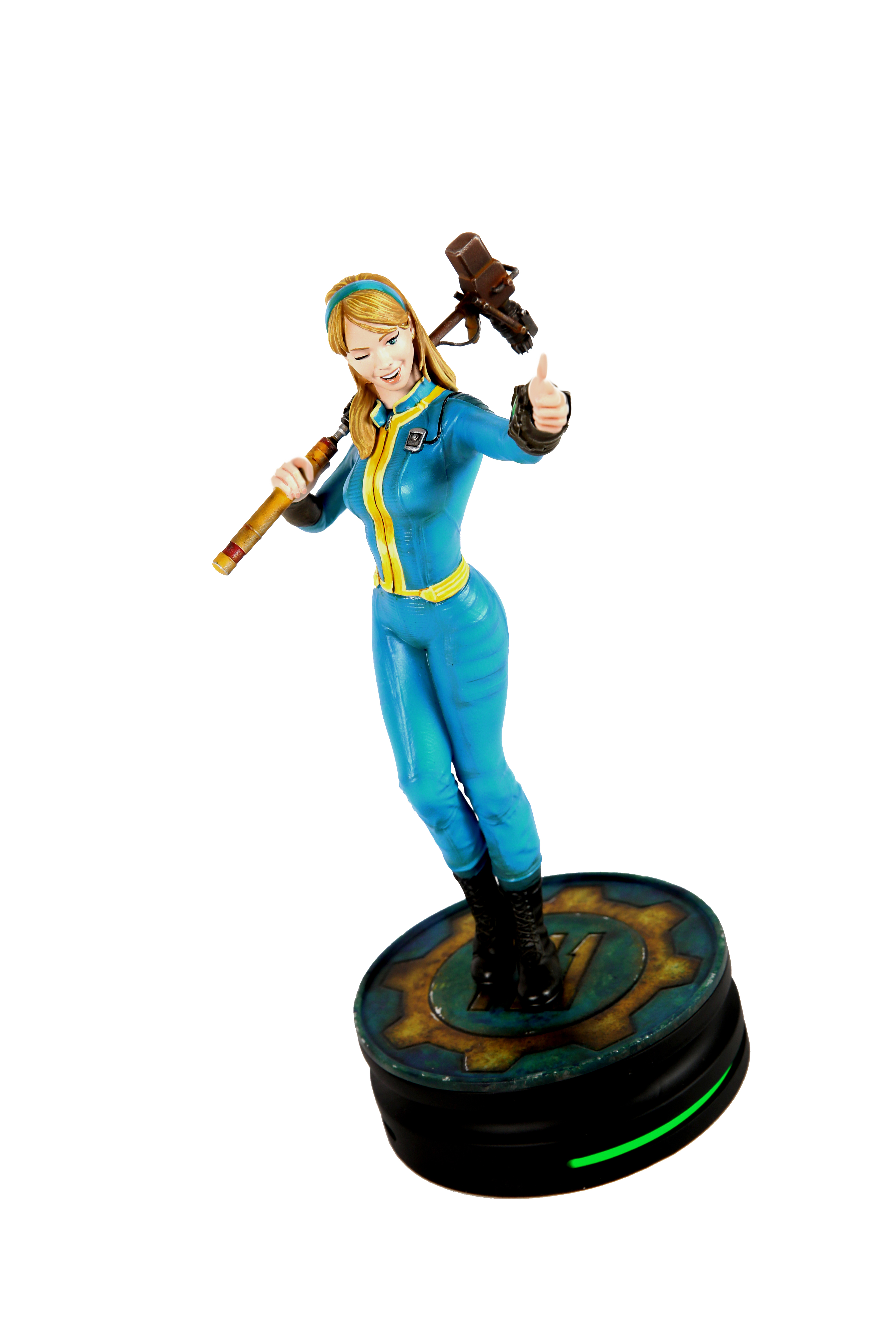 3840x5760 Fallout Vault Girl Modern Icon Statue