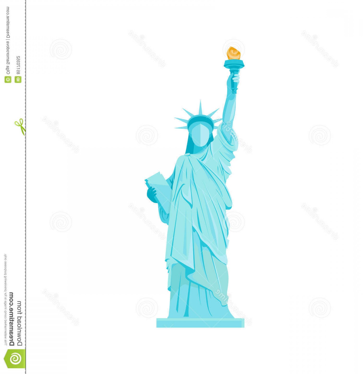 1512x1560 Statue Of Liberty Vector Flat Lamaison