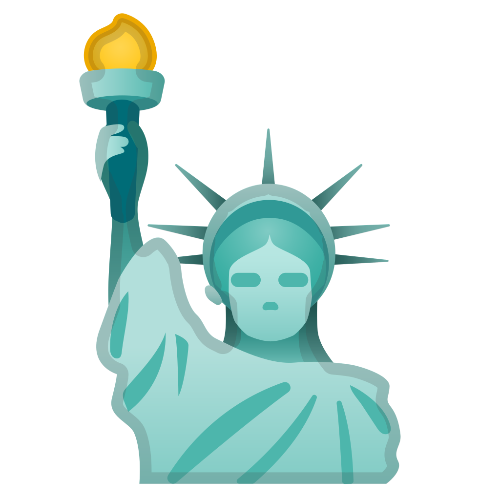 1024x1024 Statue Of Liberty Icon Noto Emoji Travel Places Iconset Google