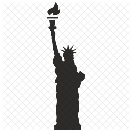 512x512 Statue Of Liberty Icon Of Glyph Style